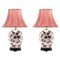 Red Fish Lamps, Half of 20th Century, Set of 2 1
