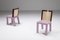 Chaises de Salon Postmodernes Roses par Ettore Sottsass pour Leitner, Set de 4 5