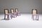 Chaises de Salon Postmodernes Roses par Ettore Sottsass pour Leitner, Set de 4 2