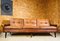 Dänisches Vintage Cognacfarbenes Vintage Sofa von Svend Skipper, 1966 1