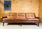 Vintage Danish Cognac Sofa from Svend Skipper, 1966 3