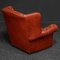 Burgundy Leather Chesterfield Wingback Armchair, Image 7