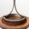 Mid-Century Leather and Iron Table Lamp by Jean-Pierre Ryckaert, Image 4