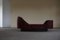 Scandinavian Art Deco Sculptural Bed or Daybed in Mahogany, 1940s 17