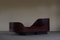 Scandinavian Art Deco Sculptural Bed or Daybed in Mahogany, 1940s, Image 1