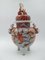 Antique Satsuma Incense Burner with 3 Feet and 3 Foo Lions 1
