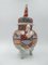 Antique Satsuma Incense Burner with 3 Feet and 3 Foo Lions 4