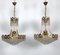 Gilt and Crystal Chandeliers from Sciolari, 1970s, Set of 2, Image 14
