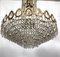 Gilt and Crystal Chandeliers from Sciolari, 1970s, Set of 2 5