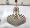 Gilt and Crystal Chandeliers from Sciolari, 1970s, Set of 2 12