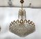 Gilt and Crystal Chandeliers from Sciolari, 1970s, Set of 2, Image 12