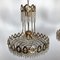 Gilt and Crystal Chandeliers from Sciolari, 1970s, Set of 2, Image 10