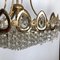 Gilt and Crystal Chandeliers from Sciolari, 1970s, Set of 2 4