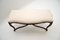 Antique French Carved Walnut Stool or Window Seat 8