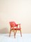 Vintage Leather Chair with Armrests, Image 2