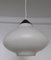 Vintage Ceiling Lamp in Opaque Glass, 1970s, Image 5
