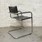Italian Metal and Leather Armchair, 1990s 4