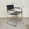 Italian Metal and Leather Armchair, 1990s, Image 2