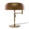 Mid-Century Modern Desk or Table Lamp in Burnished Brass from Swiss Lamps International, 1970s 5
