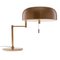 Lampe de Bureau ou Lampe de Bureau Mid-Century en Laiton Bruni de Swiss Lamps International, 1970s 1