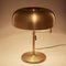 Mid-Century Modern Desk or Table Lamp in Burnished Brass from Swiss Lamps International, 1970s 4