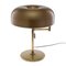 Mid-Century Modern Desk or Table Lamp in Burnished Brass from Swiss Lamps International, 1970s 3