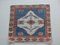 Small Turkish Square Rug or Mat, Image 1