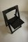Black Folding Chair by Aldo Jacober for Bazzani, 1970s 4
