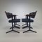 Mid-Century Rosewood and Steel Ariadne Chairs by Friso Kramer for Auping, 1960s, Set of 4 2