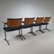 Mid-Century Rosewood and Steel Ariadne Chairs by Friso Kramer for Auping, 1960s, Set of 4 3