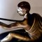 Art Deco Bronze Statuette Depicting a Young Gymnast 13