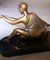 Art Deco Bronze Statuette eines jungen Turners 7