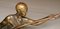 Art Deco Bronze Statuette Depicting a Young Gymnast, Image 12