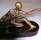 Art Deco Bronze Statuette Depicting a Young Gymnast, Image 5