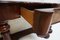 Biedermeier Mahogany Wall Console Table or Desk with Leather Inlay Top and Drawer, Image 6