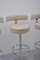 Bar Stools with Chromed Bases, Set of 3 6