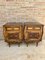 Early 20th Century Carved Oak Nightstands, 1940s, Set of 2, Image 4