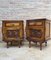 Early 20th Century Carved Oak Nightstands, 1940s, Set of 2 3