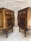 Early 20th Century Carved Oak Nightstands, 1940s, Set of 2 7