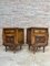 Early 20th Century Carved Oak Nightstands, 1940s, Set of 2 5