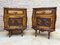 Early 20th Century Carved Oak Nightstands, 1940s, Set of 2 1