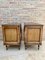 Early 20th Century Carved Oak Nightstands, 1940s, Set of 2 18