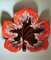 Colorful Ceramic Table Centerpiece in Leaf Shape from Vallauris France 1