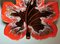 Colorful Ceramic Table Centerpiece in Leaf Shape from Vallauris France 5