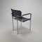 Bauhaus Style Tubular Frame and Black Leather Chair, 1970s 9