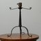 Small Mid-Century Brutalist Iron Table Lamp, Image 1