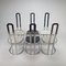 Postmodern Chrome-Plated Dining Chairs, 1970s, Set of 6 6