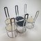 Postmodern Chrome-Plated Dining Chairs, 1970s, Set of 6 3