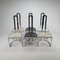 Postmodern Chrome-Plated Dining Chairs, 1970s, Set of 6 2