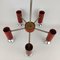 Mid-Century Polish Spider Chandelier from Elmed, 1960s, Image 4